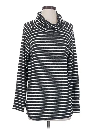 Pre-owned Mix By 41 Hawthorn Long Sleeve Turtleneck In Silver