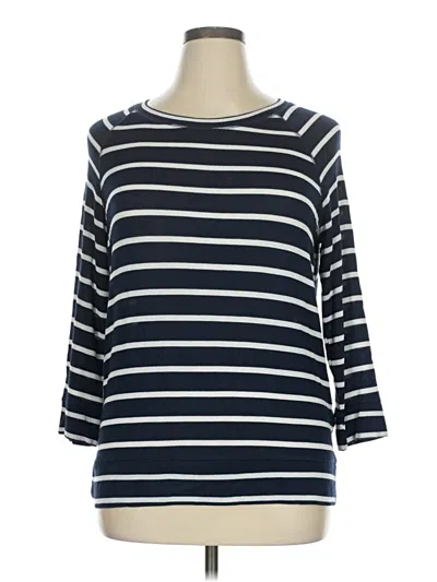 Pre-owned Mix By 41 Hawthorn Pullover Sweater In Blue