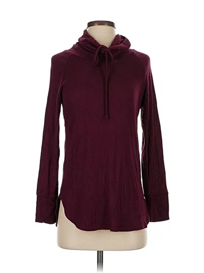 Pre-owned Mix By 41 Hawthorn Pullover Sweater In Burgundy