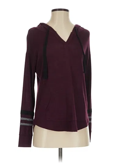 Pre-owned Mix By 41 Hawthorn Pullover Sweater In Burgundy