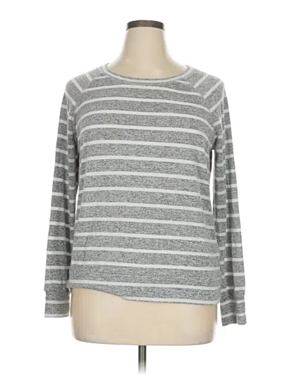 Pre-owned Mix By 41 Hawthorn Pullover Sweater In Silver