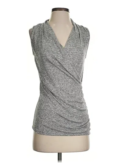 Pre-owned Mix By 41 Hawthorn Sleeveless Top Gray Cowl Neck Tops