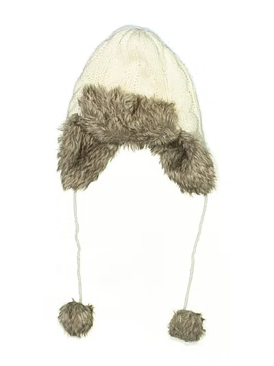 Pre-owned Mix It Winter Hat In White