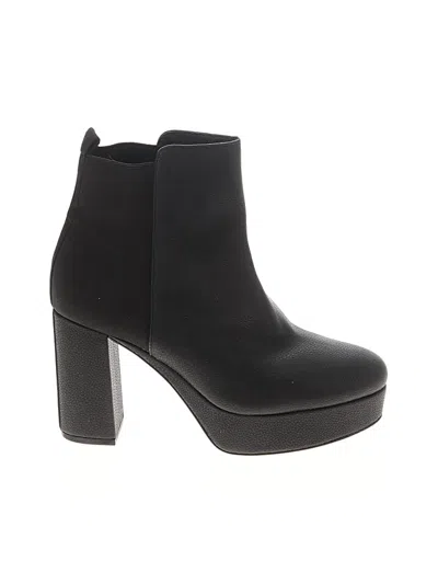 Pre-owned Mix No 6 Ankle Boots In Black