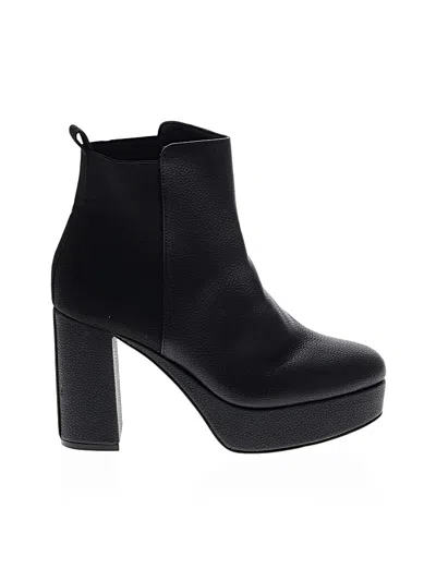 Pre-owned Mix No 6 Ankle Boots In Black