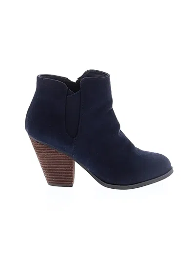 Pre-owned Mix No 6 Ankle Boots In Blue