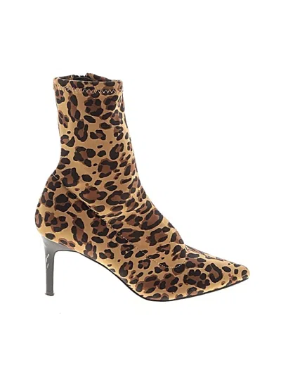 Pre-owned Mix No 6 Ankle Boots In Brown