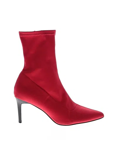 Pre-owned Mix No 6 Ankle Boots In Red