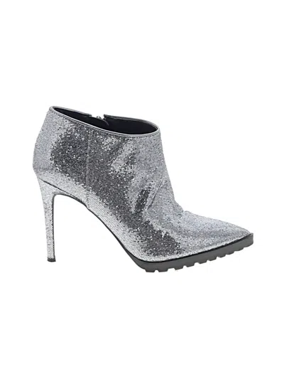 Pre-owned Mix No 6 Ankle Boots In Silver