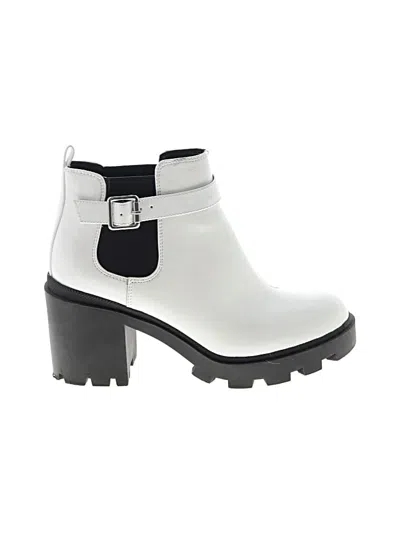 Pre-owned Mix No 6 Ankle Boots In White
