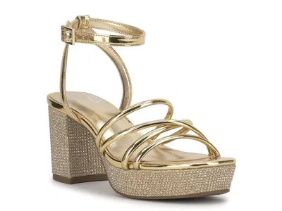Mix No 6 Mix No. 6 Apela Platform Sandal In Gold