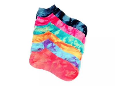 Mix No 6 Mix No. 6 Arch Tie Dye No Show Socks 6 Pack In Multi