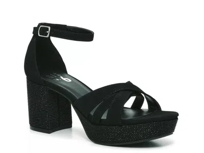 Mix No 6 Mix No. 6 Ashley Platform Sandal In Animal Print