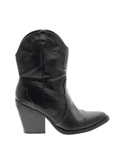 Pre-owned Mix No 6 Boots In Black