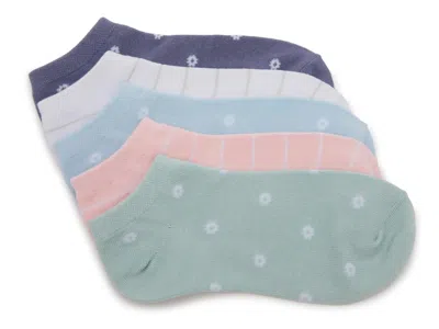 Mix No 6 Mix No. 6 Court Stripe No Show Socks 5 Pack In Multi