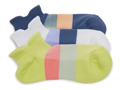 Mix No 6 Mix No. 6 Cush Double Tab No Show Socks 3 Pack In Multi