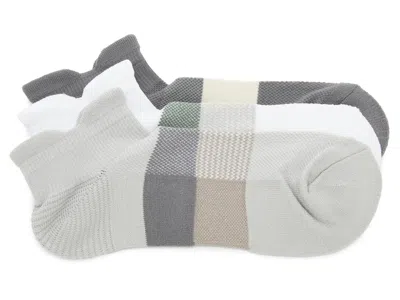 Mix No 6 Mix No. 6 Double Tab No Show Socks 3 Pack In Multi