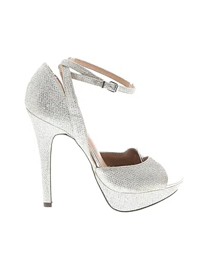 Pre-owned Mix No 6 Heels In Silver