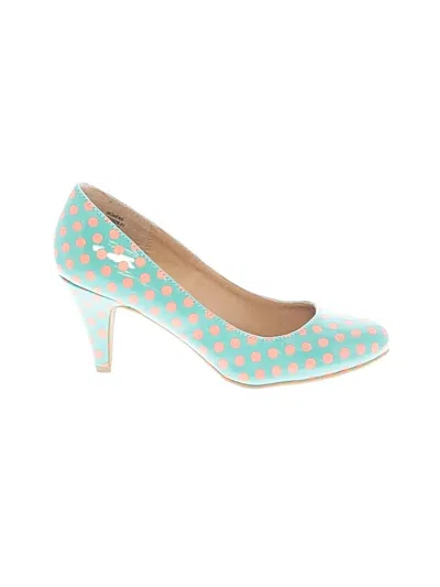 Pre-owned Mix No 6 Heels In Teal