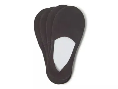 Mix No 6 Mix No. 6 Invisble No Show Socks 4 Pack In Black