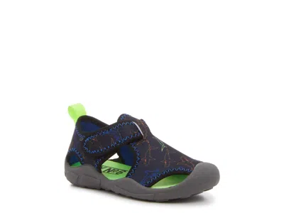 Mix No 6 Mix No. 6 Lil Aqua Shark Water Shoe Kids' In Black/blue/green