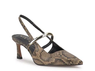 Mix No 6 Mix No. 6 Mahrai Pump In Animal Print