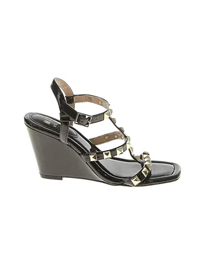 Pre-owned Mix No 6 Wedges In Black