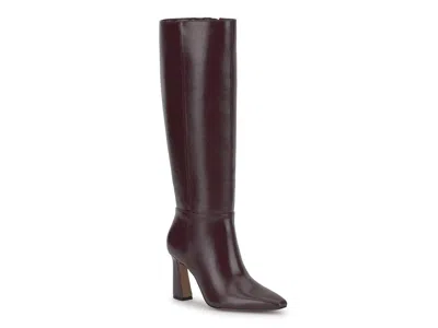 Mix No 6 Mix No. 6 Wide Width Haty Wide Calf Boot In Burgundy