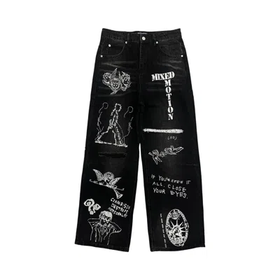 Pre-owned Mixed Emotion Canvas Denim 'black' | Men's Size 36