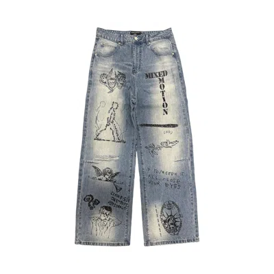 Pre-owned Mixed Emotion Canvas Denim 'blue' | Men's Size 30