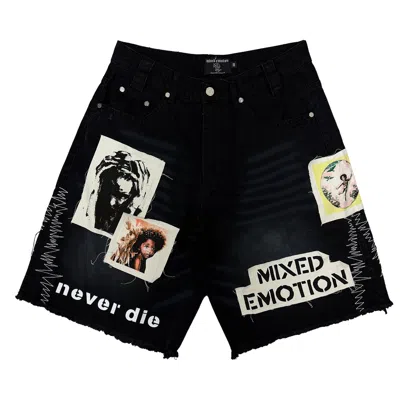 Pre-owned Mixed Emotion Chaos Shorts 'black' | Men's Size 34