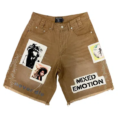 Pre-owned Mixed Emotion Chaos Shorts 'khaki' | Tan | Men's Size 36