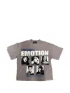 Mixed Emotion Gallery Distressed-effect T-shirt In Grey