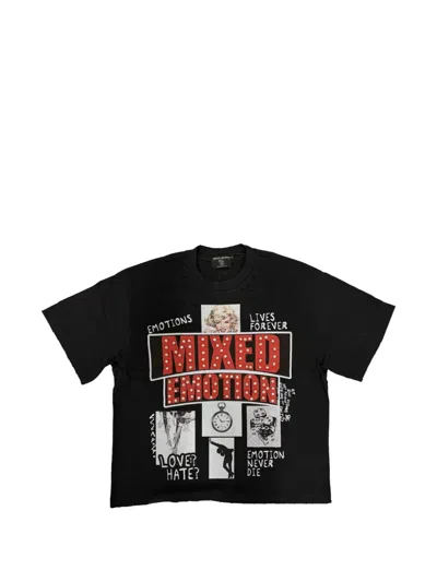 Mixed Emotion Lost Identity Crew-neck T-shirt In Multi