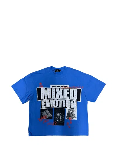 Mixed Emotion Lost Identity T-shirt In Blue
