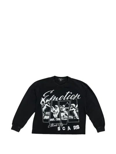 Mixed Emotion Playground Graphic-print T-shirt In Black