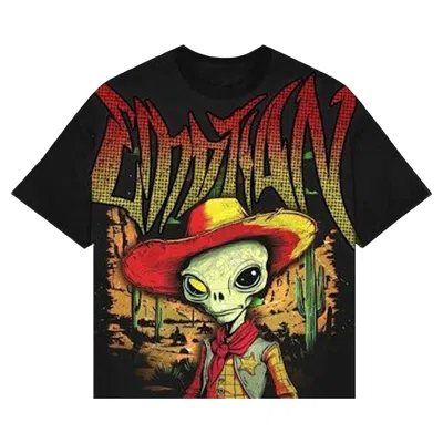 Pre-owned Mixed Emotion Ranger Rhinestone Tee 'black' | Men's Size L