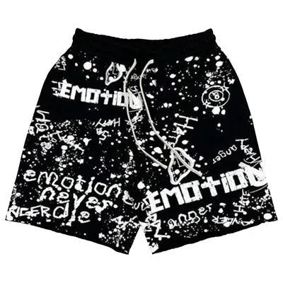 Pre-owned Mixed Emotion S Graffiti Shorts 'black' | Men's Size L