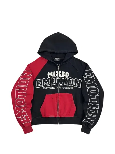 Mixed Emotion Split Decision Hoodie In Multi