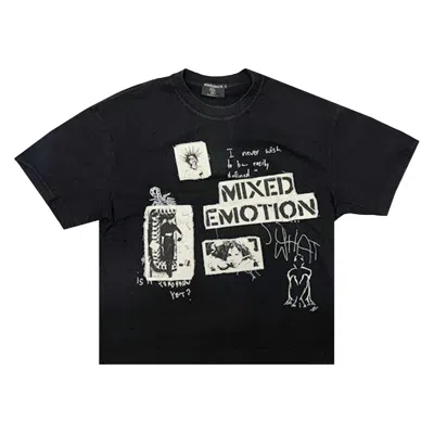Pre-owned Mixed Emotion Stamped Tee 'black' | Men's Size Xl