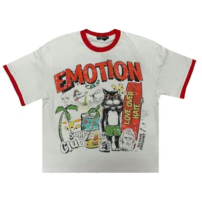 Pre-owned Mixed Emotion Surf Club Tee 'white/red' | Men's Size L