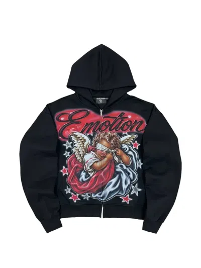 Mixed Emotion Unveiled Graphic-print Hoodie In Multi
