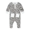 Mixed Up Clothing Baby Jumpsuit Romper In Black/white/hello