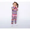 Mixed Up Clothing Baby Jumpsuit Romper In Multicolor Stripe