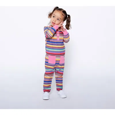 Mixed Up Clothing Kids'  Baby Jumpsuit Romper In Multicolor Stripe