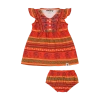 Mixed Up Clothing Baby Vestito Dress Set In Jacquard Stripe