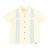 Mixed Up Clothing Boys Bordado Shirt In Yellow/white Stripes