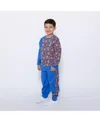 Mixed Up Clothing Boys Crewneck Sweatshirt And Jogger Pants Set In Blue