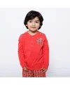 Mixed Up Clothing Kids' Boys Henley In Red
