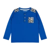 Mixed Up Clothing Boys Pocket Long-sleeve Henley Shirt In Blue